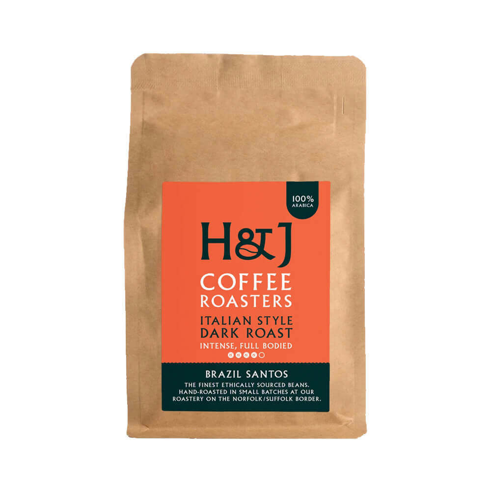 H&J Italian Style Dark Roast Ground Coffee 227g